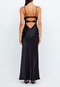 Bec and Bridge Ashton Maxi Dress Black Sz 8